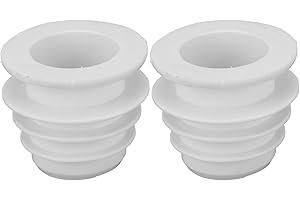 KIMISS Adaptador de Válvula para Skimmer de Limpieza de Piscinas - 2 Piezas, Conico Compatible con W70263 W63900 y K121110