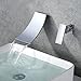 Produktbild Homelody Chrom Wasserfall Wasserhahn Wandmontage einzigen Handgriff waschtischarmatur armaturen Waschbecken badewannenarmatur spültischarmatur Mischbatterie Armatur für Badzimmer