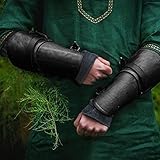 proteger antebrazo Se puede usar para juegos de rol de pulsera de cuero medieval, o accesorios de fotografía punk medieval mano guardia cinturón de juguete.