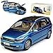 Produktbild Paudi Volkwagen Touran II Blau Metallic 2. Generation Ab 2015 1/18 Modell Auto mit individiuellem Wunschkennzeichen