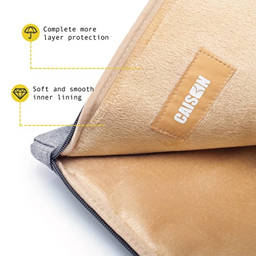 CAISON Notebook Laptop Sleeve Case H  lle Tasche f  r 12  MacBook 10 6  SAMSUNG Galaxy Book 10 1  ACER Aspire Switch 10 10 1  ASUS T100CHI T102HA 10 1