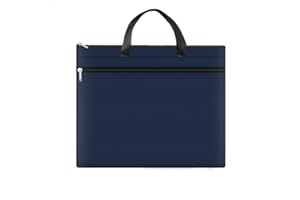 Oaygat A3 Portable Document Art Portfolio Case - Large Capacity Storage Organiser - Waterproof Oxford Cloth Bag - File Folder Document Carrying Tote Bag for Business Office Travel