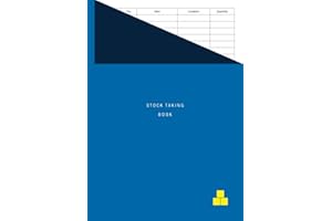 Stock Taking Book: Product Inventory Record / Log / Tracker for Small Businesses, Sole Traders and Freelancers