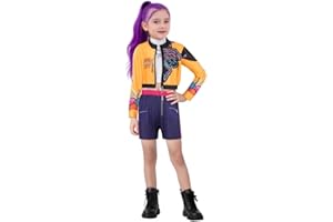 IDOTTA Kids Demon Costume for Girls Cosplay Pop Singers Stage Christmas Party Carnival Halloween Outfits