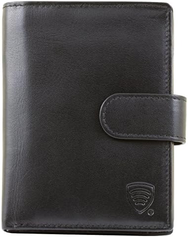 KORUMARFID Blocking Mens Wallet - Brown Leather - Certified Contactless Credit Card Protection - KUK-99SNBR