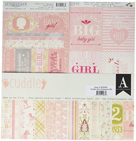 Authentique Cuddle Girl 12"x12" Collection Kit GCD020