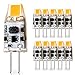 Produktbild JAUHOFOGEI 10er G4 COB 1W LED Lampe Brine, 12-24V AC/10-30V DC, Warmweiß 2700K 120LM ersetzt 10W Halogenlampen Stiftsockellampe, G4 Mini Leuchtmittel für Wohnmobile, Wohnwagen,Caravan & Boote