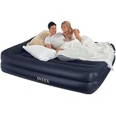 Intex Elektrikli Dura-Beam Şişme Yatak 64124, 152 x 203 x 42 cm, Siyah