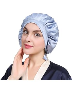 Lilysilk Seide Schlafmütze Nachtmütze Kopfbedeckung mit klassischer und bequemer Form