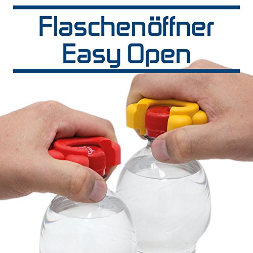 5 x Flaschenöffner | Hilfsmittel | Greifhilfe | „Easy Open“ | rot - 3