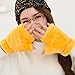 Produktbild Weiche gepolsterte Halbe Finger handschuhe damen Winter süße Studentin Paare warme Handschuhe,Kurkuma