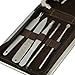 [Official Shop] BXT Stainless Steel Personal Manicure & Pedicure Tools Set of 8 - Coffee