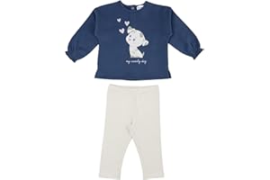 Prénatal, Completo Tuta Neonata Felpata, Leggings Lunghi e Felpa in Morbido Cotone, Abbigliamento Bambina