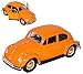 Produktbild VW Volkswagen Käfer Coupe Orange mit orangenen Radkappen 1967 1/24 Yatming Lucky Die Cast Modell Auto