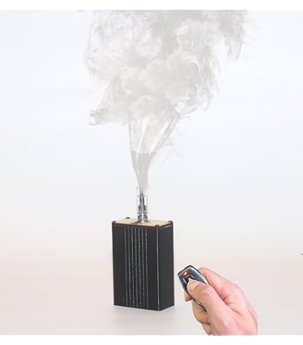 Macchina Del Fumo Con LED - Fog Machine 350ML/H Per Fontane, Halloween, Festività, Con Spina UE - Foto 6