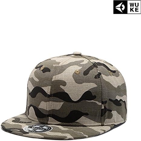 GKRY Baseball Cap Snapback Trucker Hat  Camouflage baseball cap flat along the cap spring and summer, its