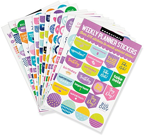 Preisvergleich Produktbild Essentials Weekly Planner Stickers (Set of 575 Stickers)