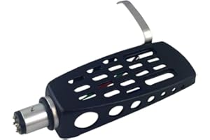 7even Soporte de Sistema Headshell L Negro Adecuado para Todos los Tocadiscos con Conector de Brazo de Sonido SME…