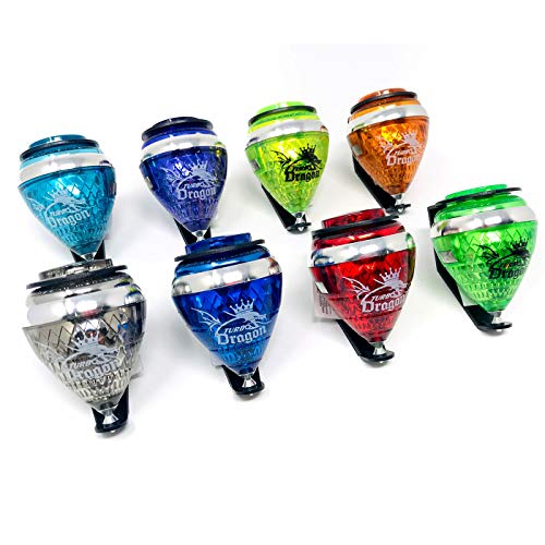 TROMPOS COMETA Peonza Turbo Dragon Original con Aro de Metal Versión Nueva 1 Unidad