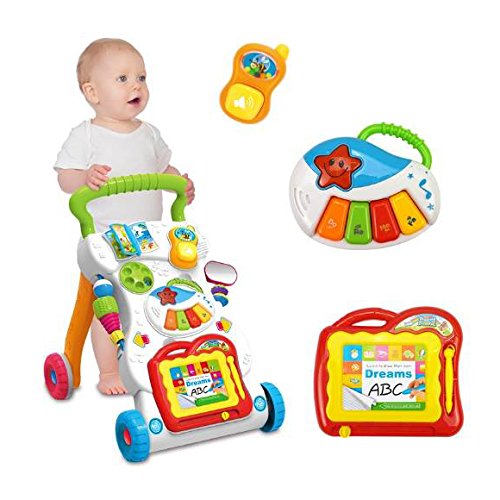 Laufwagen mit Zeichentafel, Piano und kleinem Telefon - 3