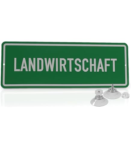 Magnetschild „Landwirtschaft“ – 300x70 Mm, 0,9 Mm Starke Magnetfolie, Witterungsbeständig, Abgerundete Kanten