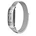 Produktbild VIGOSS Fitbit Flex 2 Uhrenarmband, New Fashion Mailand Mesh Zubehör Armband Armreif für Fitbit Flex 2 (Silber)