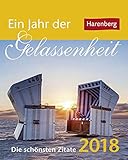 Image de Ein Jahr der Gelassenheit - Kalender 2018: Die schönsten Zitate