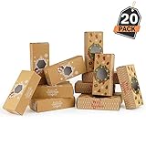 INCLUIDO EN EL PAQUETE: 1 guía de KOMPANION, 20 cajas de regalo (2 diseños x 10 piezas por diseño). Ve la descripción del producto y las imágenes de los tamaños.