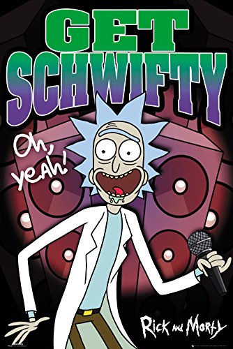 Maxi Póster de GB eye Ltd, con Rick y Morty Schwifty, de 61 x 91,5 