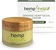 FEUCHTIGKEITS-CREME+NACHT-PFLEGE von Hemp4Help: BIO Hanf-Öl Jojoba-Öl und Arganöl Extrackt, Shea-Butter, Vitamin-E. BIO GESICHTS-CREME für TROCKENE-SENSIBLE Haut sowie FETTIGE-ENTZÜNDLICHE Haut | 50ml