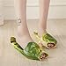 Produktbild Swallowuk Damen Herren Kinder Frühling Sommer Fisch Hausschuhe Outdoor Slippers Anti-Rutsch Flip Flops Pantoffeln (44-45, Grün)