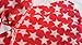 Easy Peasy Fleece Nappy Liners Pk 15 Red Star Print Microfleece