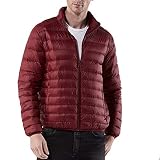 Luckycat Herren Winter Warm Nylon Reißverschluss Dicker Fleece Mantel Baumwolle gefütterte Jacke Winterjacke Steppjacke Daunenjacke Parka Mäntel Jacken