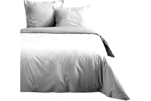 STOF Lovely Casa - Copripiumino -Misura 240 x 220 cm - 100% cotone certificato Oeko-Tex - Colore Bianco - Modello Eden - Biancheria da letto per la casa - Ideale letto matrimoniale Queen Size o Standard