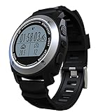 Bluetooth Smart Watch Rastreador de ejercicios Cámara remota Pantalla táctil impermeable Smartwatch para iOS y Android (plata) para los niños Pet