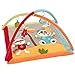 Produktbild Fehn 067316 3-D-Activity-Decke Jungle Heroes, Spielbogen mit 4 abnehmbaren Spielzeugen für Babys Spiel & Spaß von Geburt an, Maße: 85x85 cm