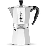 Bialetti - Moka Express: Icónica Cafetera Italiana para Espresso, Auténtico Café Italiano, Cafetera Moka 9 Tazas (420 Ml), Al