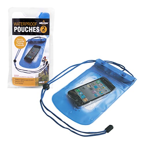 Milestone Camping wasserdichte Beutel (Zweierpack) - Blau