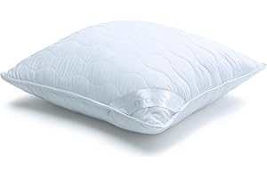 ‎AQUA-TEXTIL aqua-textil Ambiente Kopfkissen 40 x 40 cm 300g Mikrofaser Kissen Nackenkissen atmungsaktiv Reißverschluss Kochfest