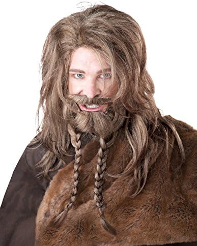 California CostumesGénérique Pe876 Viking Wig, Beard, Braids and Moustache