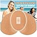 Produktbild VNEIRW Patch gegen die Allergisch, Haut Trouble Care Patch Aufkleber Pads Wasserfester Kleber, Geeignet für Dexcom G6, G5, G4 Sensor 10 Pcs (Beige)