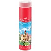 Faber-Castell Kuru Boya Kalemi, Kırmızı Metal T&uuml;p Kutu, 24 Renk, Tam Boy, Kalemtıraş Hediyeli, Yumuşak Mineli, Kırılmaya Daya