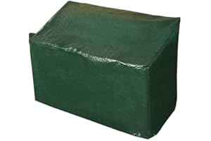 ‎RAM ONLINE RAM® Gartenbank-Abdeckung für den Außenbereich, besonders strapazierfähig, geeignet für 3-Sitzer, wasserdicht, mit Eckösen und Sicherungsseilen - passend für Bänke bis 160cm (Banküberzug)