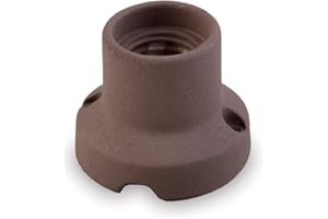 AMARCORDS - Plafoniera in porcellana attacco e27 base applique portalampade vintage colore KAKI