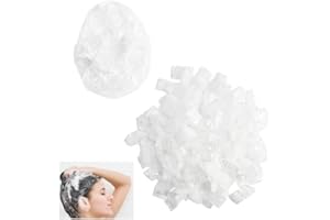 EMODWEY 200 pezzi paraorecchie trasparenti monouso con elastico, per parrucchieri, centri benessere e uso domestico - protezione durante la colorazione dei capelli, la doccia e la toelettatura