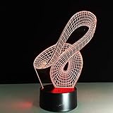 100% nueva calidad al istisch 3D LED - Lámpara istisch Nightlight Design House Deca Tion Bombilla RGBW ## 1