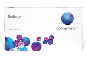 Lentilles de contact mensuelles Biofinity CooperVision Dioptrie -1.50 Courbure 8.60 Diametre 14.00 (6 lentilles)