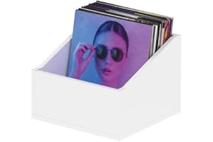 Glorious Record Box Advanced White 110 - up to 110 plates in 12 inch format, optically coordinated, delivered without decoration, white