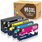 ※ Lo que recibirá: 4x 953 XL 953XL Cartuchos de tinta (BCMY)