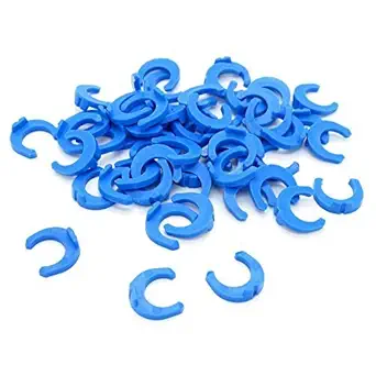 RRPURE 1/4 inch Locking Clips for RO Reverse Osmosis Water Filter Fittings(Pack of 50)